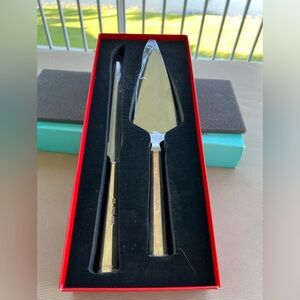 Kate Spade ♠️ Darling Point Mr & Mrs 2 piece dessert set wedding by Lennox